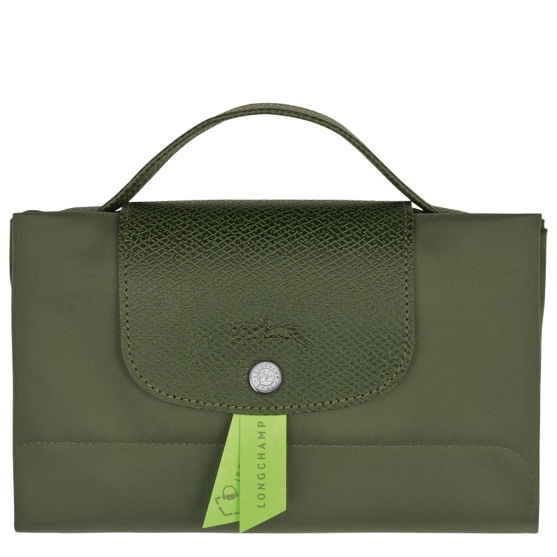 Green Women's Longchamp Le Pliage Green S Briefcase | 8536-TWUGF