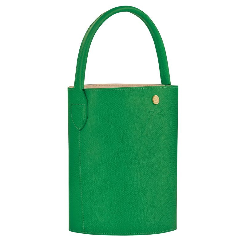 Green Women's Longchamp Épure S Bucket Bags | 0698-DEPHS