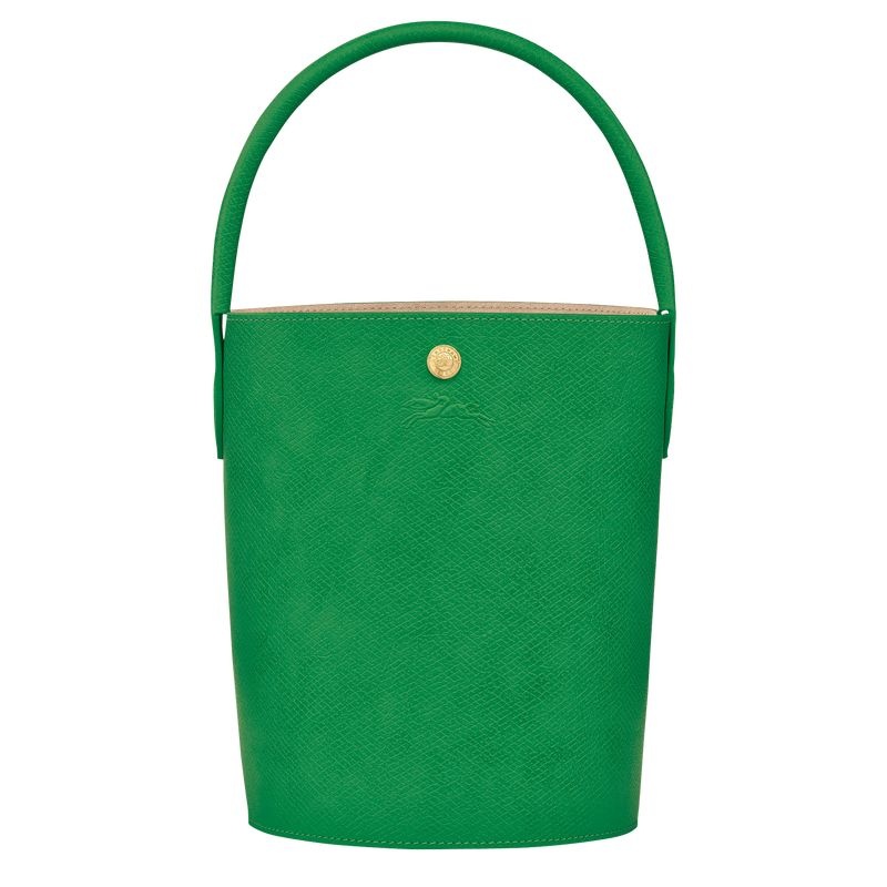 Green Women\'s Longchamp Épure S Bucket Bags | 0698-DEPHS