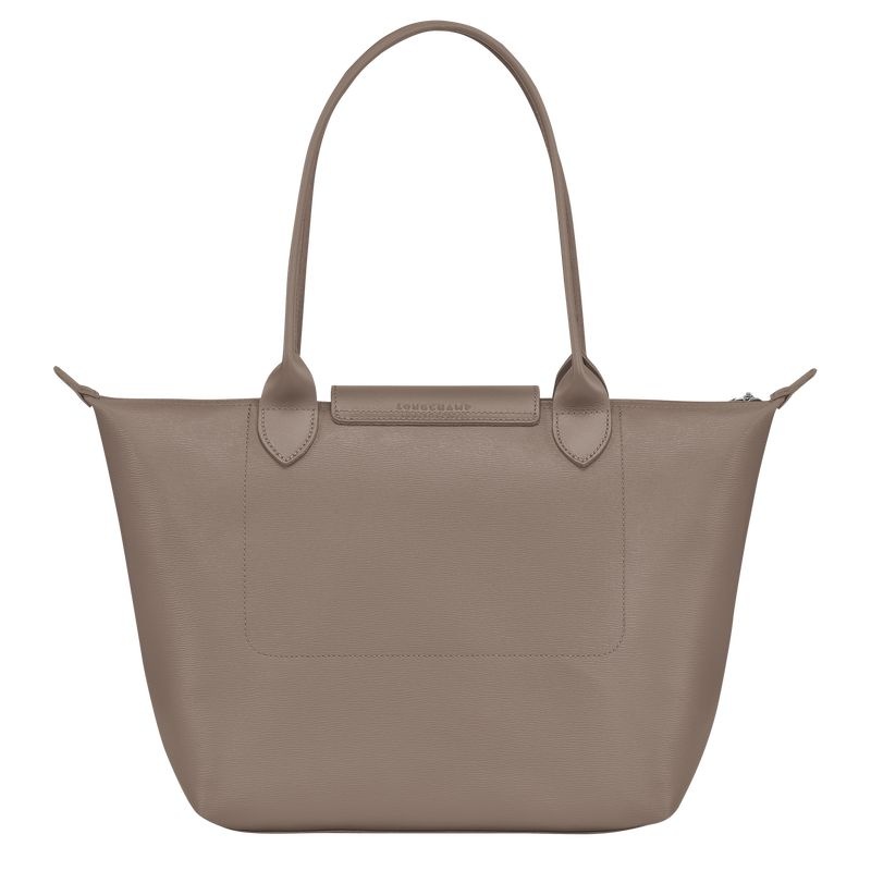 Grey Brown Women's Longchamp Le Pliage City M Tote Bags | 7863-FUCSR