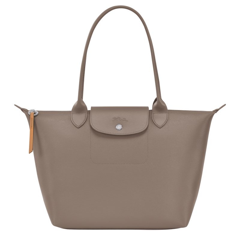 Grey Brown Women\'s Longchamp Le Pliage City M Tote Bags | 7863-FUCSR