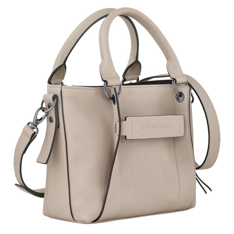 Grey Women's Longchamp 3D S Handbag | 5726-KFDTM