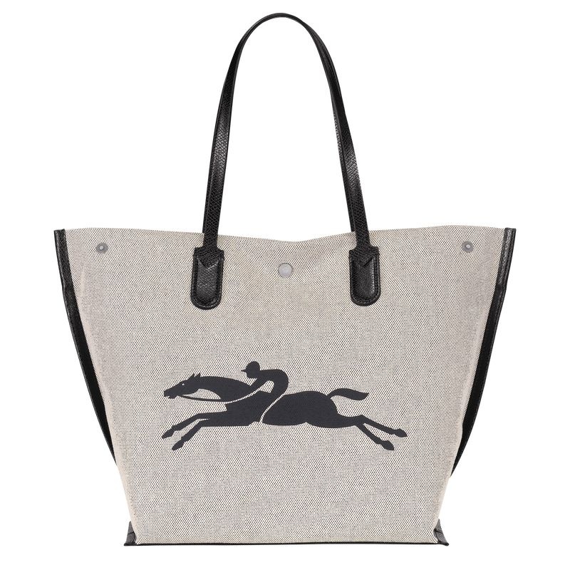 Grey Women's Longchamp Essential L Tote Bags | 1798-AXRQJ