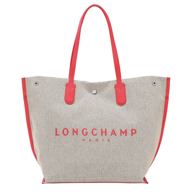 Grey Women\'s Longchamp Essential L Tote Bags | 9350-NSXDA