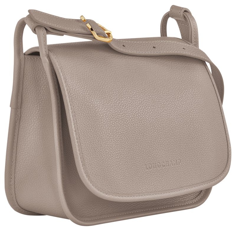 Grey Women's Longchamp Le Foulonné M Crossbody Bags | 4817-GPFQE