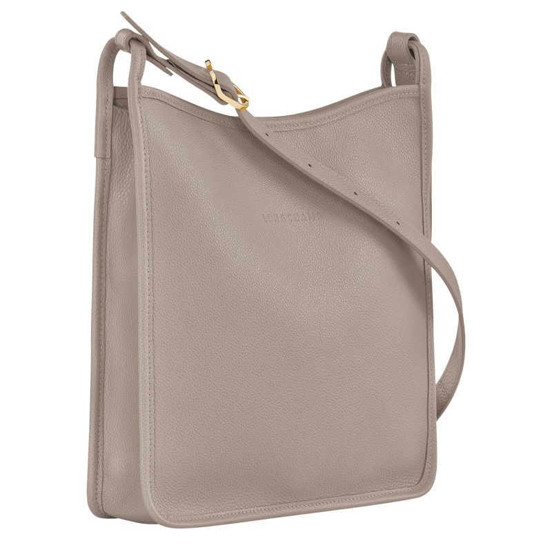 Grey Women's Longchamp Le Foulonné M Crossbody Bags | 8726-SGTRP