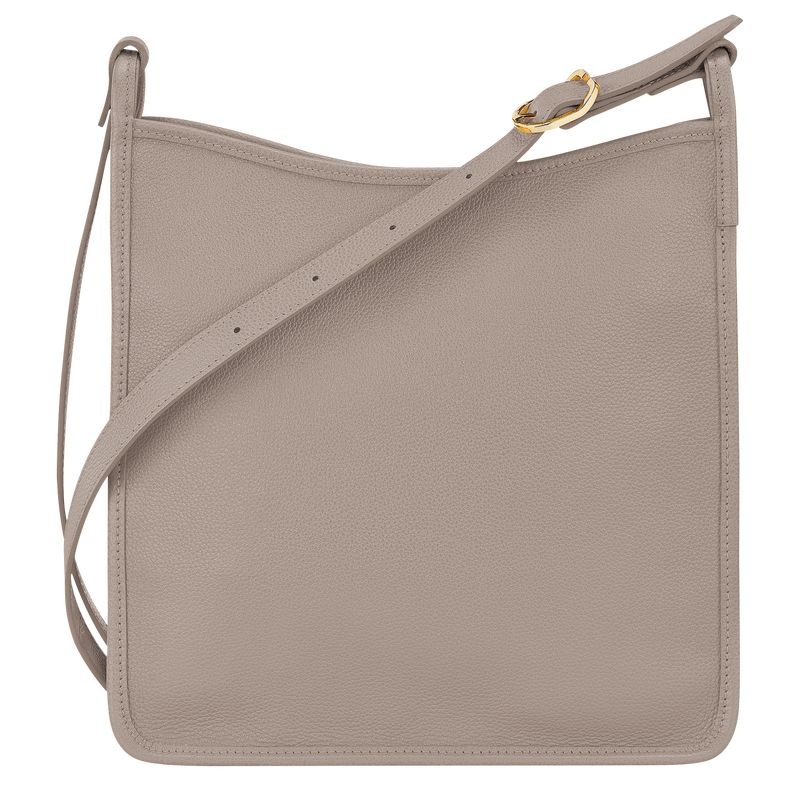 Grey Women's Longchamp Le Foulonné M Crossbody Bags | 8726-SGTRP