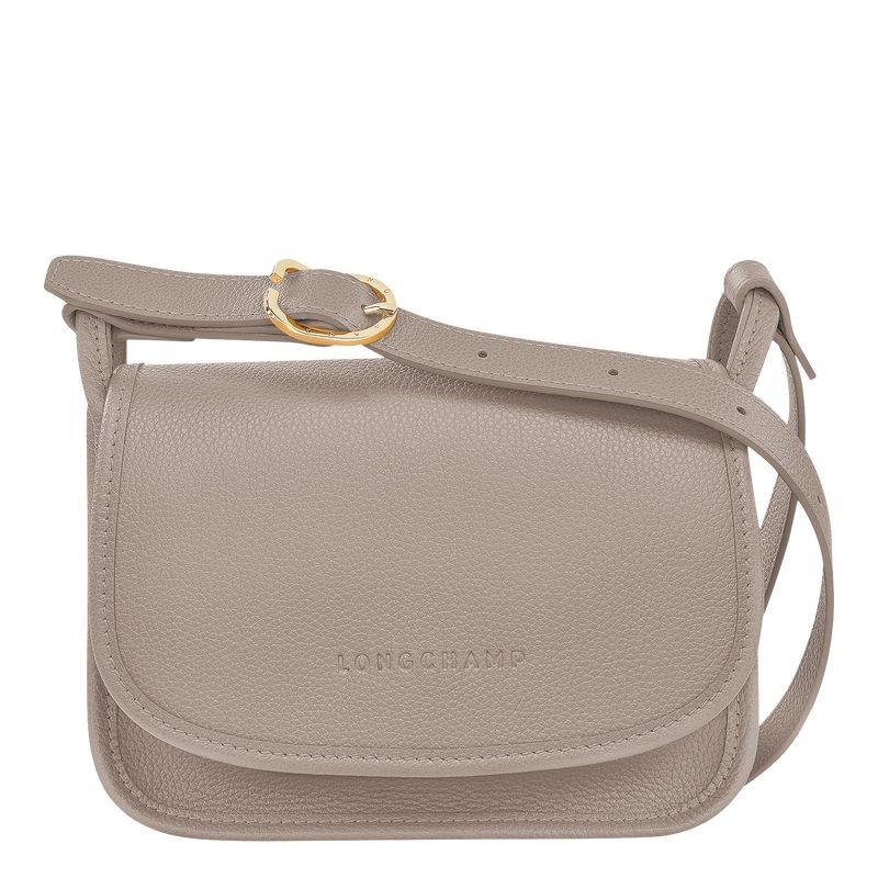 Grey Women\'s Longchamp Le Foulonné S Crossbody Bags | 8547-RAFYH