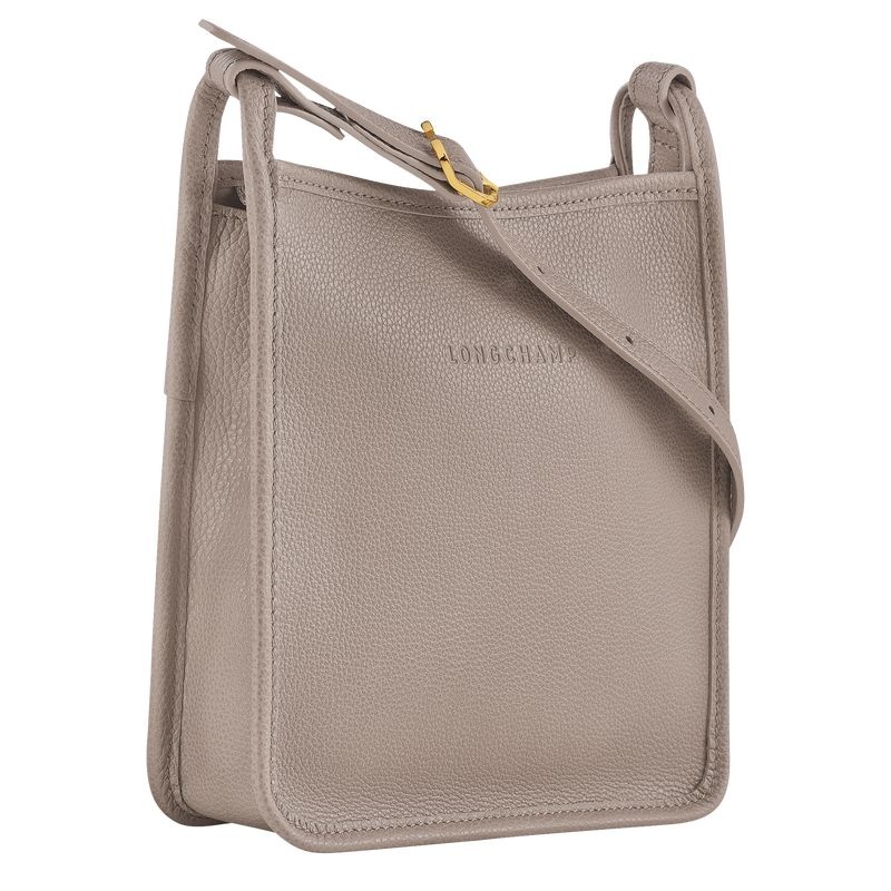 Grey Women's Longchamp Le Foulonné S Crossbody Bags | 4352-ODVFU