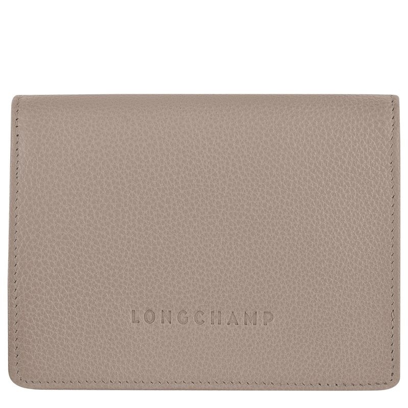 Grey Women\'s Longchamp Le Foulonné Wallet | 8946-ADRQL