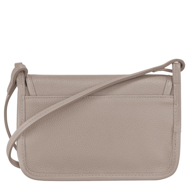 Grey Women's Longchamp Le Foulonné XS Clutch Bag | 9371-JYRMG