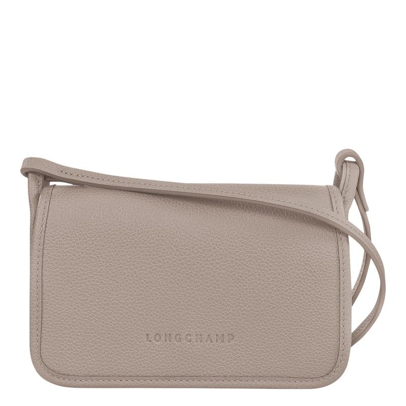 Grey Women\'s Longchamp Le Foulonné XS Clutch Bag | 9371-JYRMG