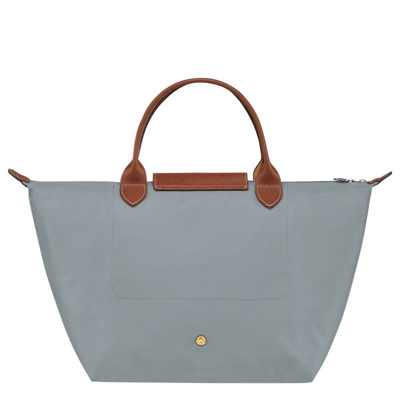 Grey Women's Longchamp Le Pliage Original M Handbag | 5913-FEBLT