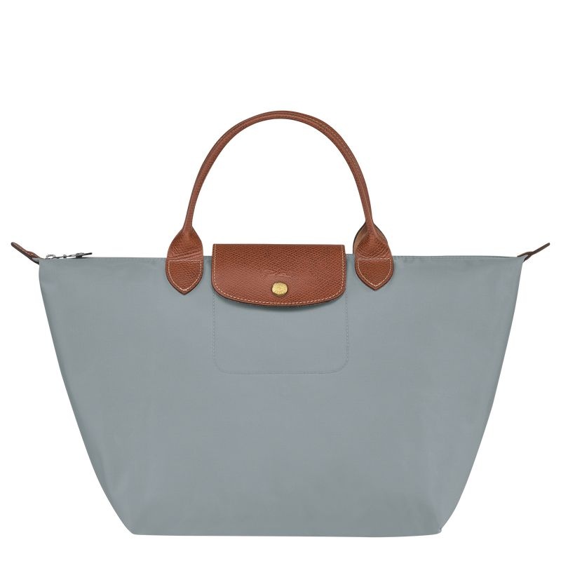 Grey Women\'s Longchamp Le Pliage Original M Handbag | 5913-FEBLT