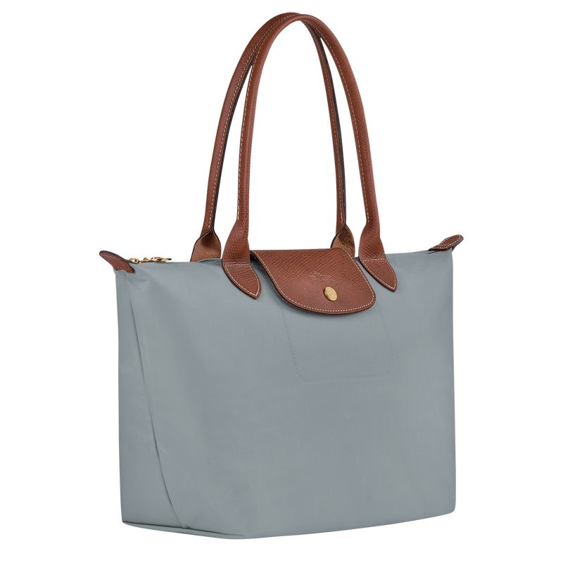 Grey Women's Longchamp Le Pliage Original M Tote Bags | 6587-HNTAP