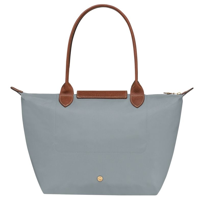 Grey Women's Longchamp Le Pliage Original M Tote Bags | 6587-HNTAP