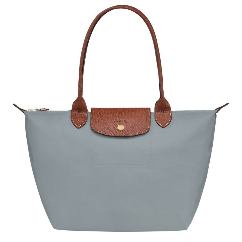 Grey Women\'s Longchamp Le Pliage Original M Tote Bags | 6587-HNTAP