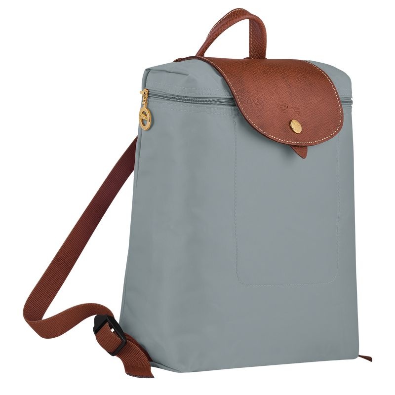 Grey Women's Longchamp Le Pliage Original M Backpacks | 9516-GVNMB