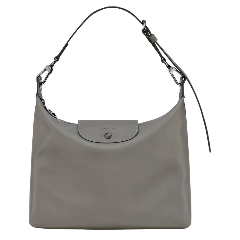 Grey Women\'s Longchamp Le Pliage Xtra M Hobo Bag | 5238-VSHQP