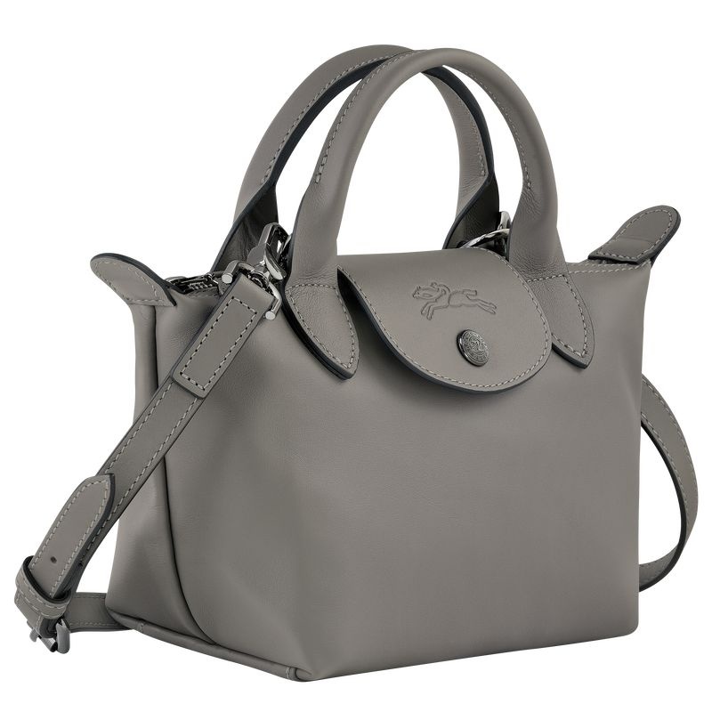 Grey Women's Longchamp Le Pliage Xtra XS Handbag | 0829-XBKER