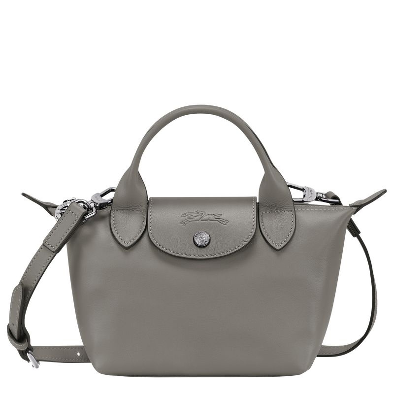 Grey Women\'s Longchamp Le Pliage Xtra XS Handbag | 0829-XBKER