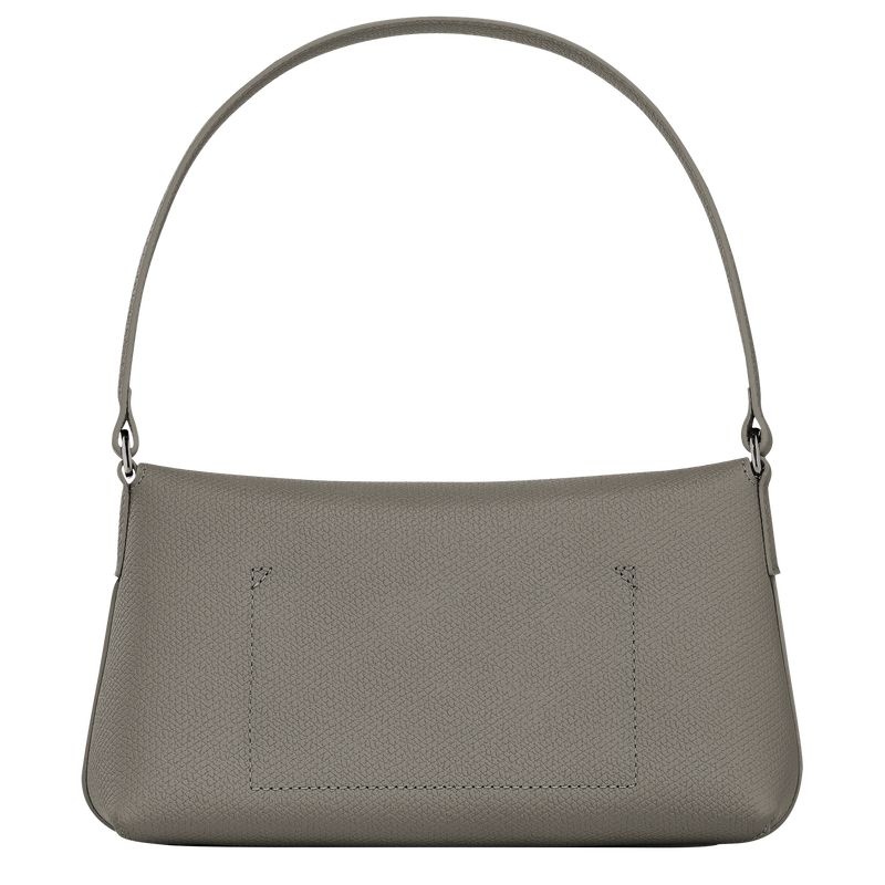 Grey Women's Longchamp Roseau S Hobo Bag | 1534-UNAXP