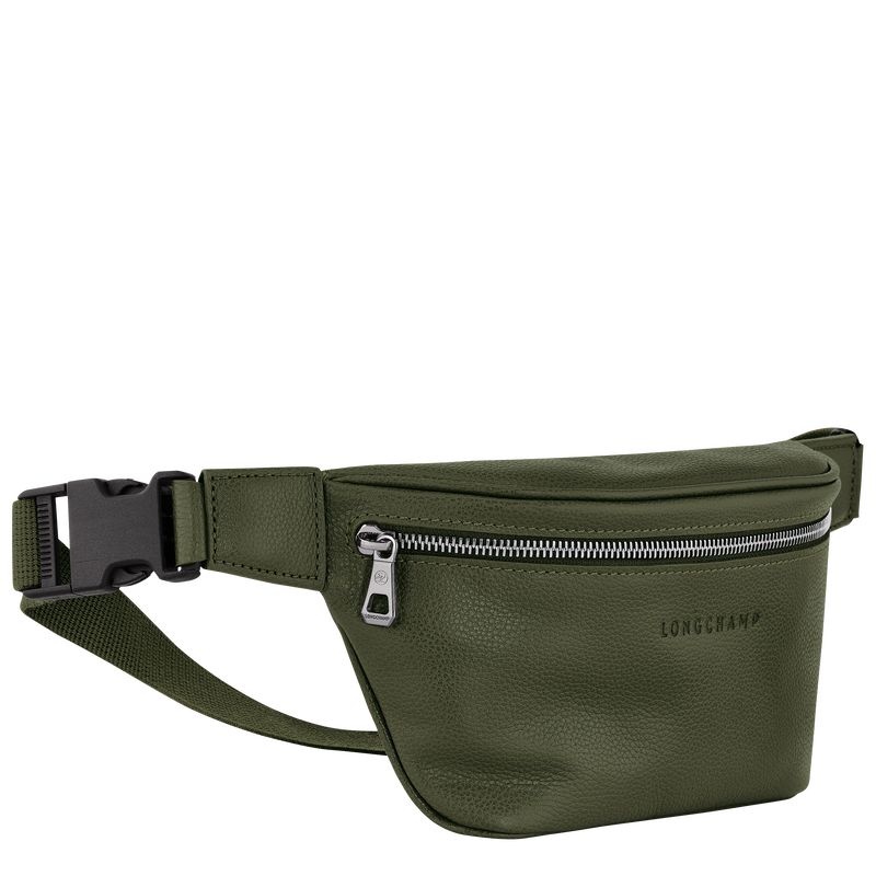 Khaki Men's Longchamp Le Foulonné M Belt Bags | 0489-QDZEU