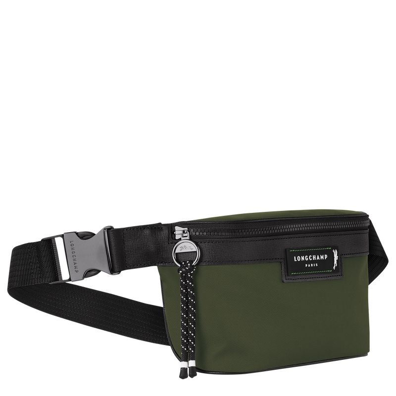 Khaki Men's Longchamp Le Pliage Energy M Belt Bags | 6739-FCRLT