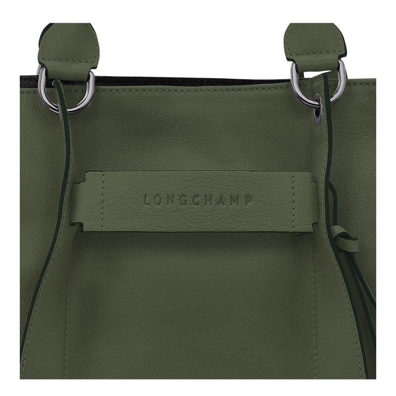 Khaki Women's Longchamp 3D L Handbag | 2507-OPXID