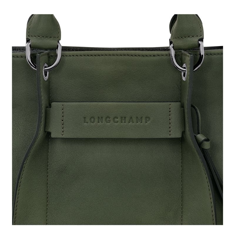 Khaki Women's Longchamp 3D S Handbag | 4297-PLDRE