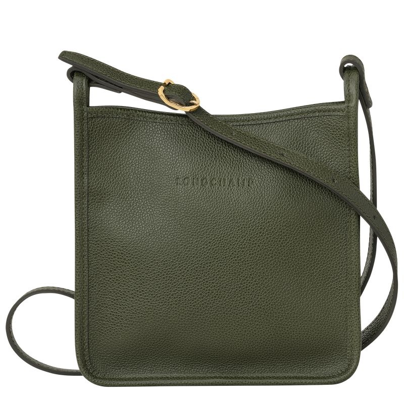 Khaki Women\'s Longchamp Le Foulonné S Crossbody Bags | 2415-TADYG