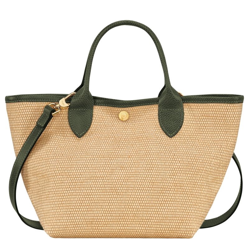 Khaki Women's Longchamp Le Panier Pliage S Handbag | 2750-QBHSG