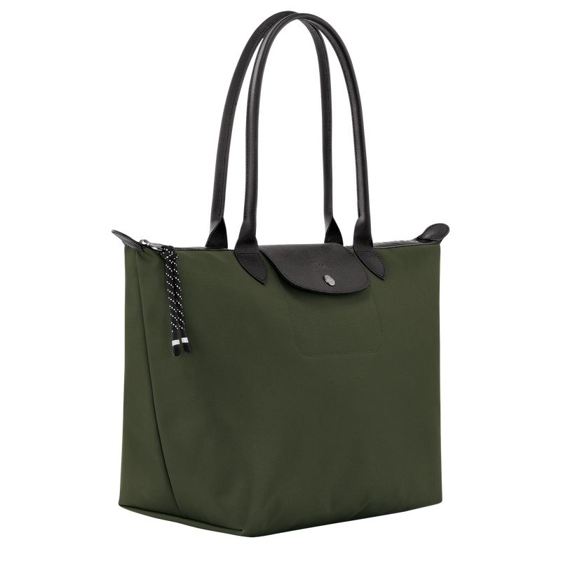 Khaki Women's Longchamp Le Pliage Energy L Tote Bags | 0451-BETML