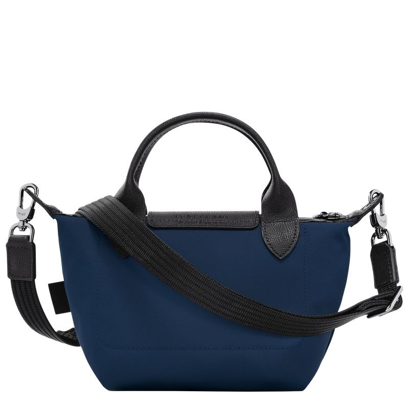 Navy Men's Longchamp Le Pliage Energy XS Handbag | 9158-UCDHG