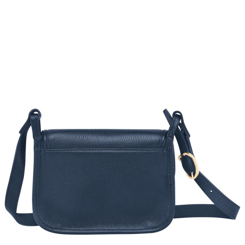 Navy Women's Longchamp Le Foulonné S Crossbody Bags | 6158-BUDRK