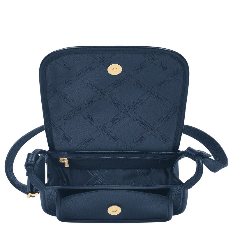 Navy Women's Longchamp Le Foulonné S Crossbody Bags | 6158-BUDRK