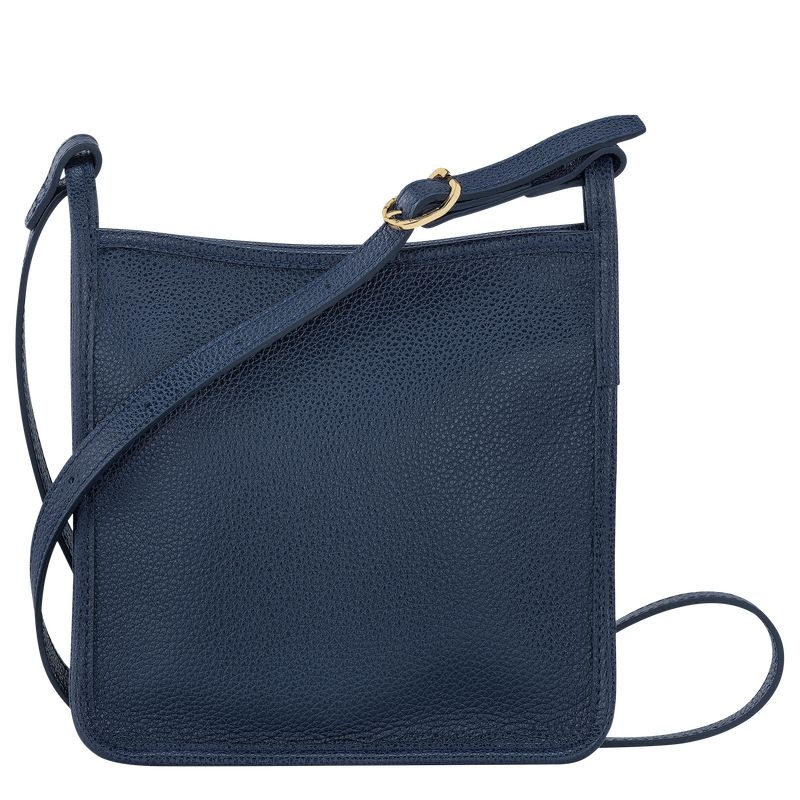 Navy Women's Longchamp Le Foulonné S Crossbody Bags | 4015-SGMRJ