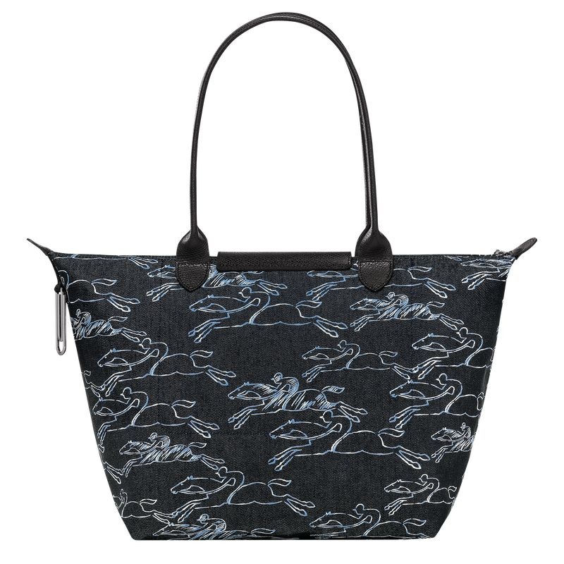 Navy Women's Longchamp Le Pliage Collection L Tote Bags | 2915-SRNYD