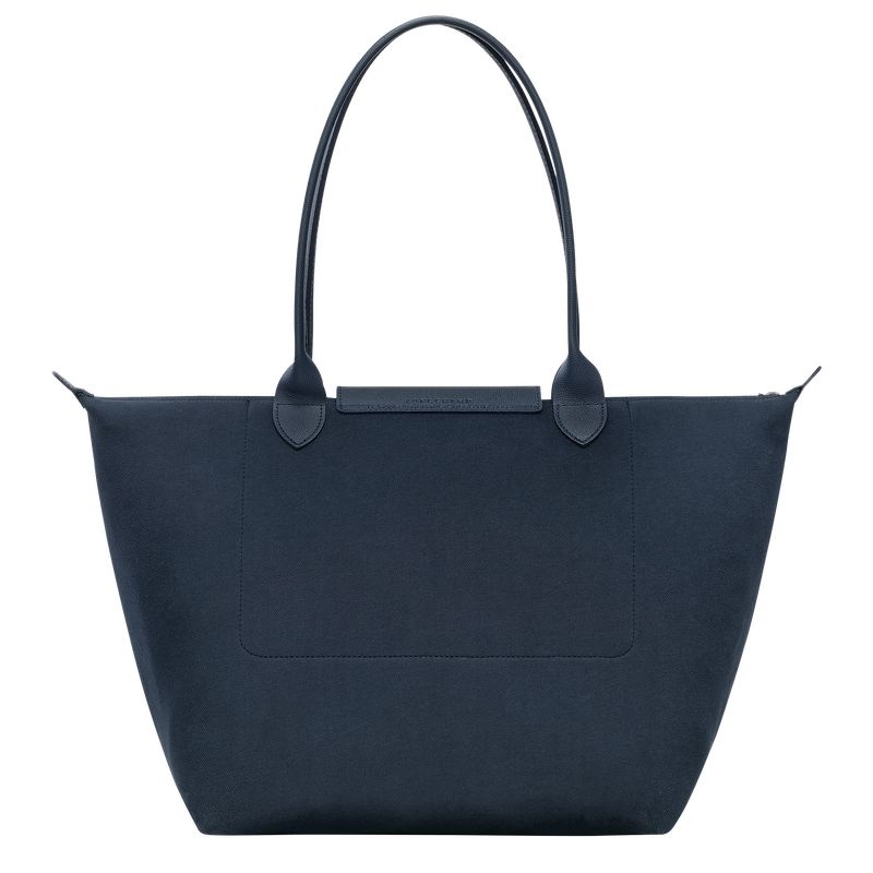 Navy Women's Longchamp Le Pliage Collection L Tote Bags | 6170-TWFEI