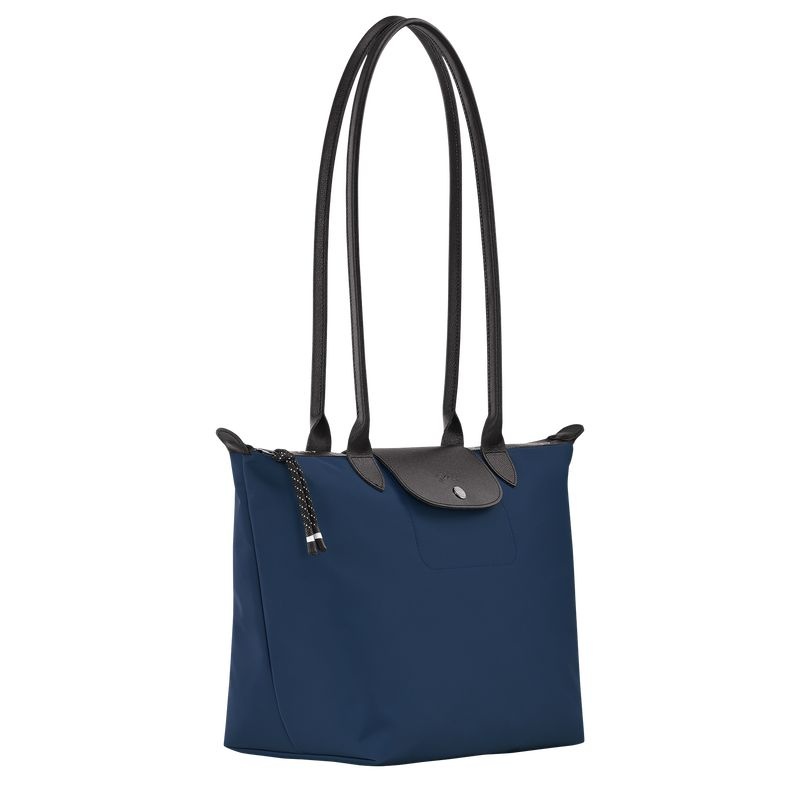 Navy Women's Longchamp Le Pliage Energy L Tote Bags | 1978-UENBW