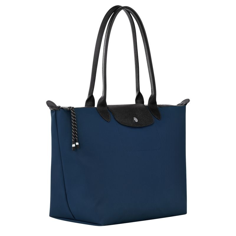 Navy Women's Longchamp Le Pliage Energy L Tote Bags | 5218-XRUHN