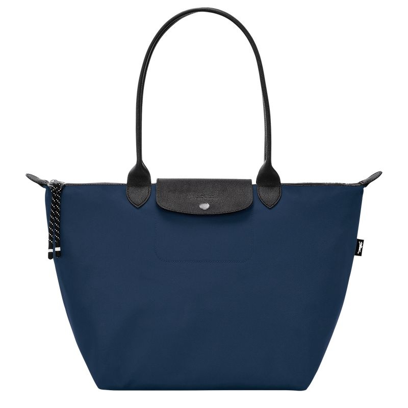 Navy Women\'s Longchamp Le Pliage Energy L Tote Bags | 5218-XRUHN