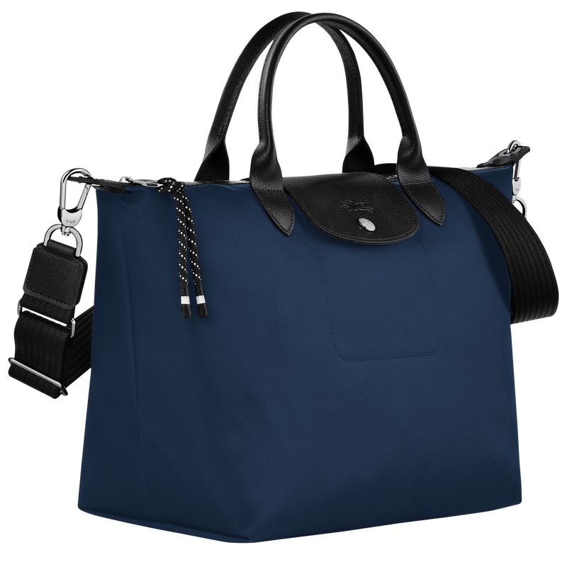 Navy Women's Longchamp Le Pliage Energy L Handbag | 7810-KMQNP