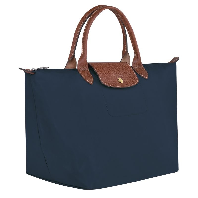 Navy Women's Longchamp Le Pliage Original M Handbag | 1927-FNXOL