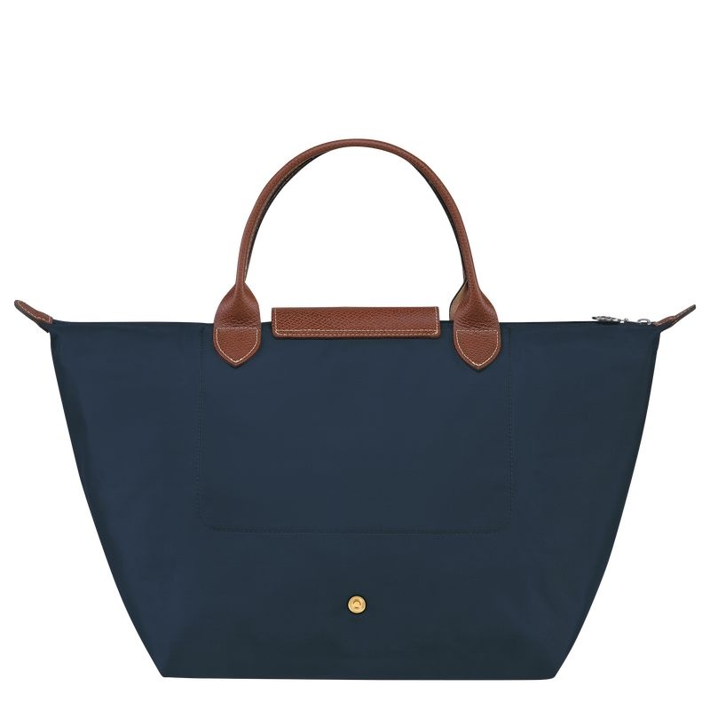 Navy Women's Longchamp Le Pliage Original M Handbag | 1927-FNXOL