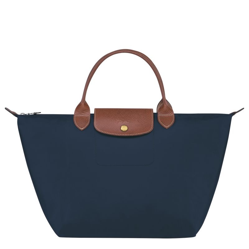 Navy Women\'s Longchamp Le Pliage Original M Handbag | 1927-FNXOL