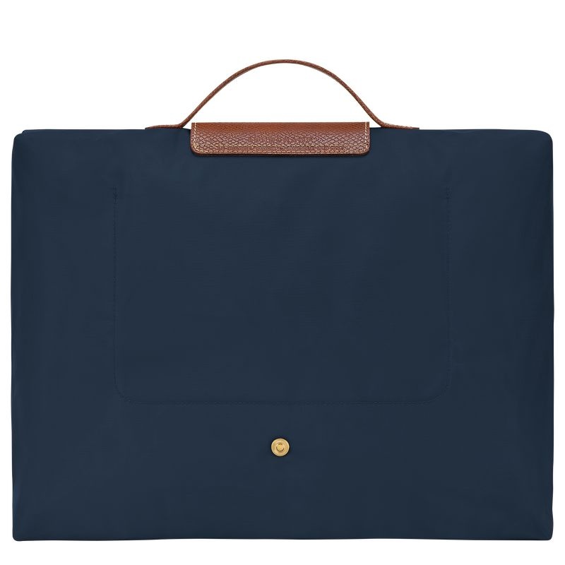 Navy Women's Longchamp Le Pliage Original S Briefcase | 6934-CJDIY