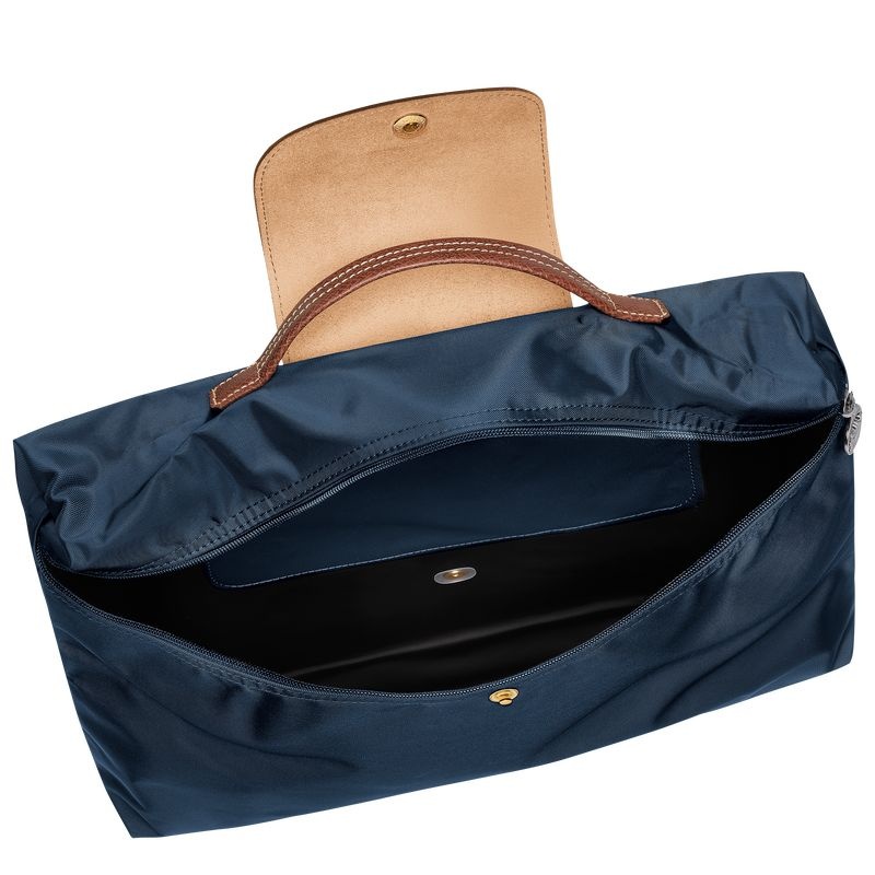 Navy Women's Longchamp Le Pliage Original S Briefcase | 0369-MWXJY