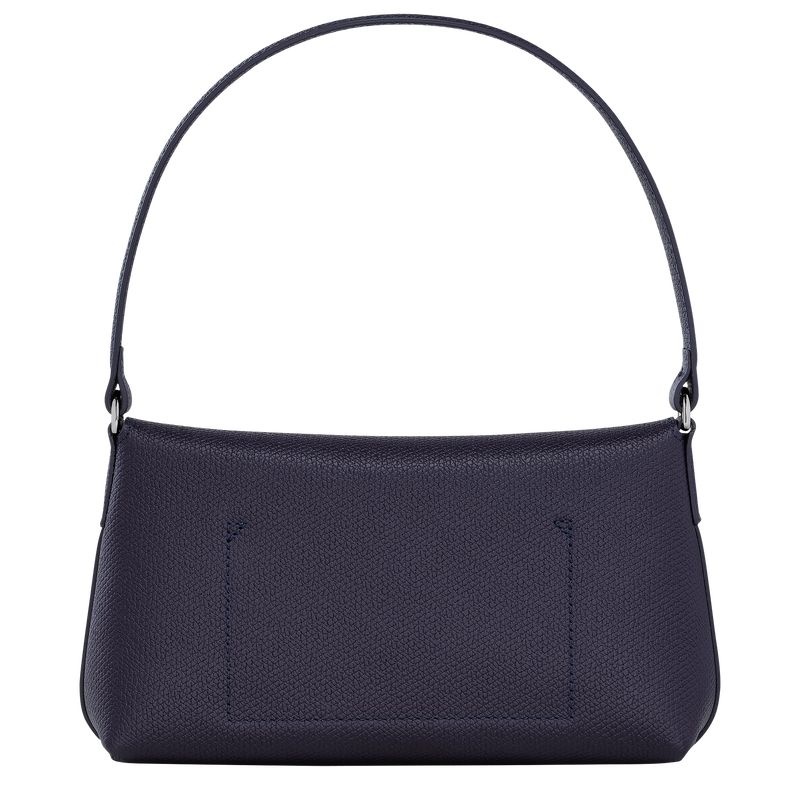 Navy Women's Longchamp Roseau S Hobo Bag | 1652-UZJBT