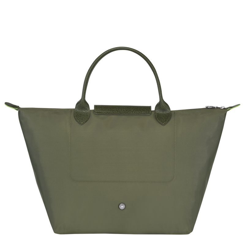 Olive Women's Longchamp Le Pliage Green M Handbag | 1698-OAJYL